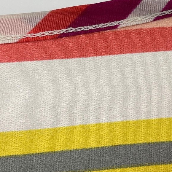 SOLD The Limited Striped Semi Sheer Cap Sleeve Blouse - Picture 6 of 7